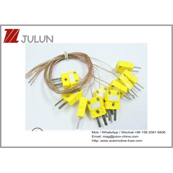 OMEGA Yellow Thermocouple Connector K Type Temperature Measuring Wire Plug