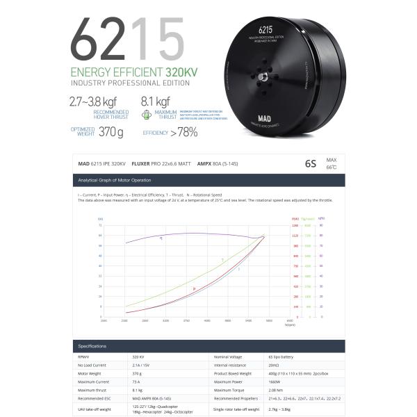 6215 IPE Agriculture Brushless DC Motor For Farm Equipment