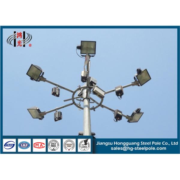 Buy ODM / OEM Galvanized Decorative Light Pole For Street , Road , Square at wholesale prices