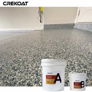 Easy Application Garage Floor Flake Epoxy For Heavy-Traffic Environments