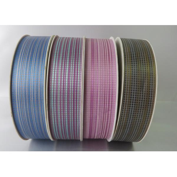 Personalised PP printed and embossed ribbon fabric and non - woven 12mm - 100mm Width