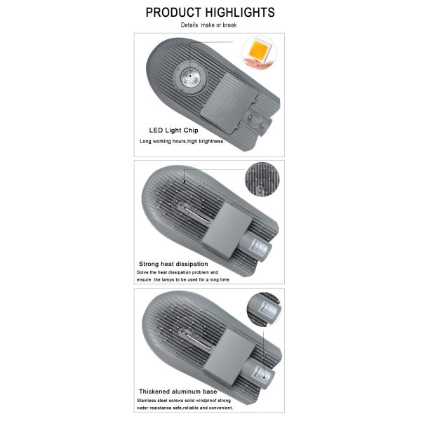 Outside Security LED Street Flood Light IP65 Illumination Curve