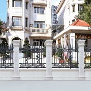Black Security Aluminum Railing for Balcony and Stairs