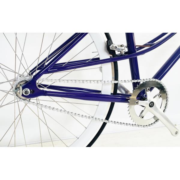 NO Fork Suspension 700C Cr-MO Steel Women Frame Inner 2 Speed Lady City Bike