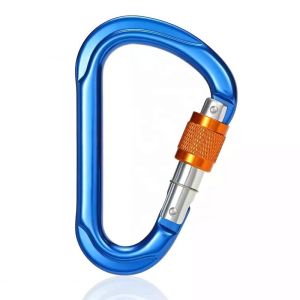 Electrolytic Treatment Finish Heavy Industry Aluminum Carabiner Hook Custom Clip