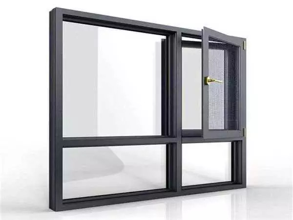 Buy Office Building Aluminium Casement Window Customized Aluminum Hinged Window Soundproof at wholesale prices