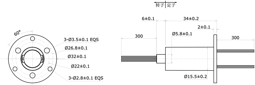 Compact Customized Capsule Slip Rings For Robotics / Mechanical