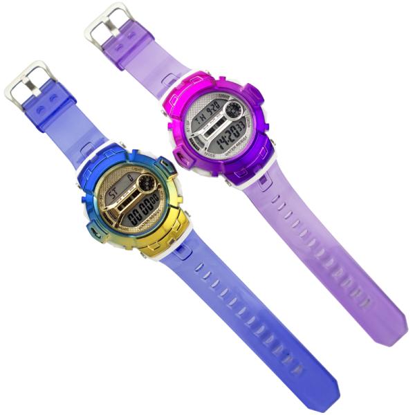 Unisex Digital Watch Youth Digital Watch Plastic Colored Digital Wrist Watch