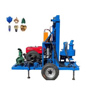 Quality Flexible Movement Hydraulic Water Well Drilling Rig With 1.5m Drill Rod for sale