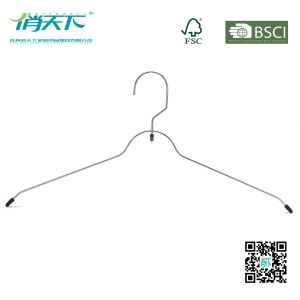 Betterall Simple Thin Chrome Metal Hanger for Shirts