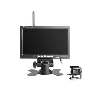 12V-24V wireless 7 inch lcd monitor wireless rear view camera for truck