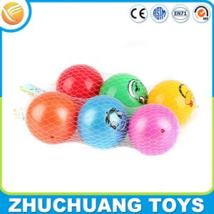 small pvc inflatable custom smile face print bocce ball set