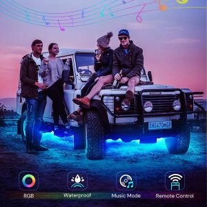 30w 12v RGB 5050SMD Car Underglow Lights Remote Control