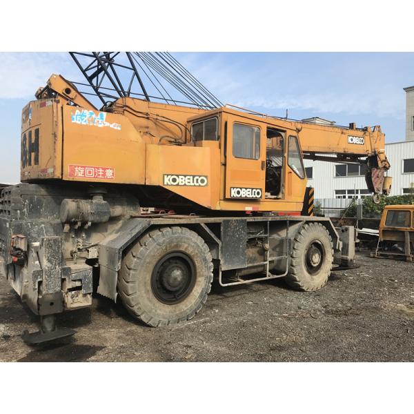Kobelco 25 Ton Rough Terrain Mobile Crane Used 4 Section Booms Mitsubishi Engine