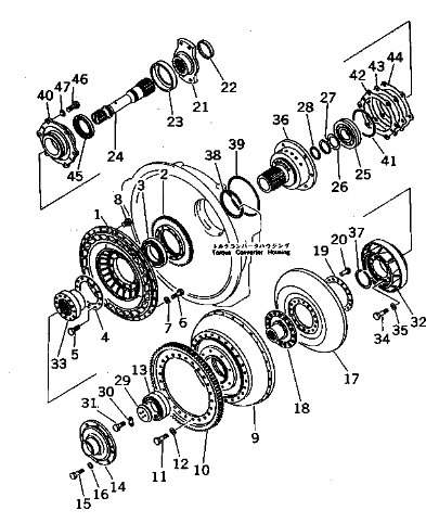 175-13-22760 1751322760 TB Oil Seal For Komatsu Bulldozer Torque Converter D85A-18 D85A/85P-21/21A/21B D85E/85P-18/21