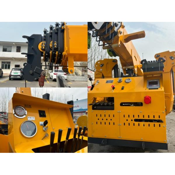 Steel Mini Spider Crane Electric And Diesel Power Telescopic Boom 3 Ton - 12 Ton