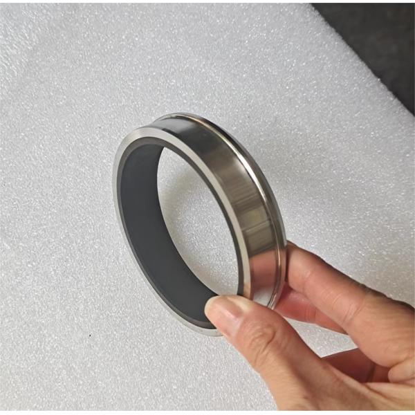 Machinery Carbon Graphite Impregnated Bushings With Steel For Industries