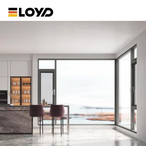 Architectural Aluminum Casement Window with Custom Design Options