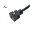 2 Poles NEMA 5 20p Power Cord , 20 Amps Right Angle Plug Power Cord Black Color for sale