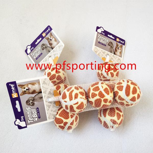 Eco-Friendly Rubber Pet Training Toy Tennis Balls for Dogs Pet Safe Dog Toys for Exercise Training