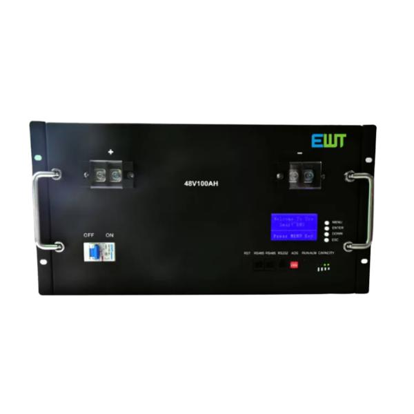 48V 200Ah Lithium Iron Phosphate Battery Pack for Telecommunication Station Back up Power Solution LiFePO4 Cathode Materials