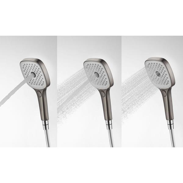 Brass Thermostatic Hand Shower System Bathroom Rain Shower 355*355*1135mm