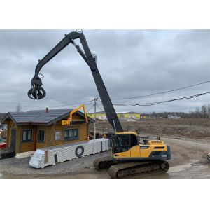 15M Q690 Volve EC210B Excavator Long Boom With Grab