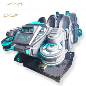 Dreamland amussment park products 9d vr cienma chair vr simulator 6 seats 9d vr