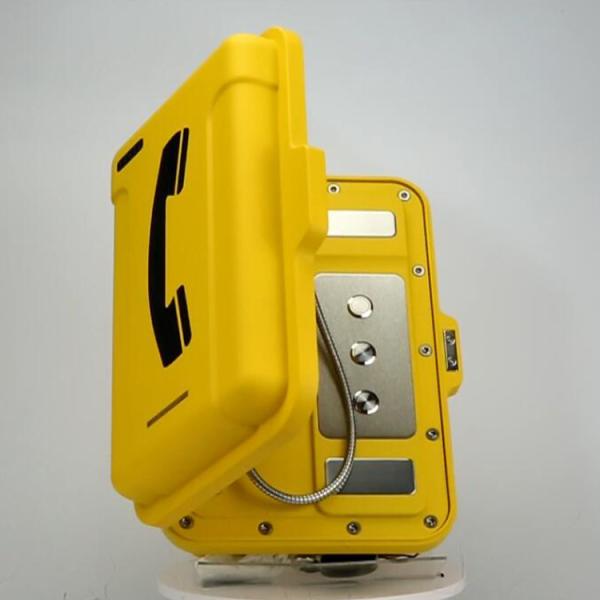 Buy Industrial Outdoor Emergency Telephone Waterproof Protection IP66 at wholesale prices