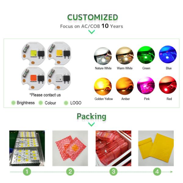 19mm SMD LED Chip Cob Led 220V Mini Spotlight Source For Jewelry Wine Cabinet