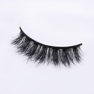 Natural Black 15mm 3d Faux Mink Lashes Soft Handmade