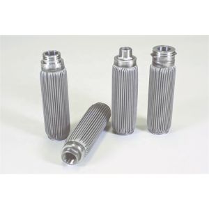 SS 304 316 316L silver color stainless steel water mesh filter pleated filter