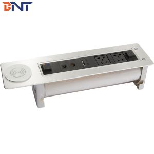 Double Universal Power / USB Charger 2mm Surface Thickness Electric Rotating