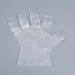 FTransparent Embossed PE Disposable Serving Gloves