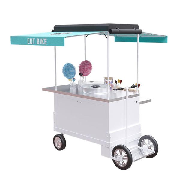 Buy Customized Brand Mobile Snack Cart With Large Product Operation Space at wholesale prices