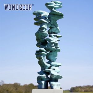 Large Abstract Rockery Bronze Garden Sculpture Metal Casting