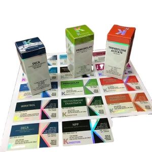 China Pharmaceuticals Holographic 10ml Vial Labels And Boxes For Bottle on sale