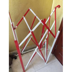 Protecting Construction Metal Fence Accessories Folding Metal Traffic Barrier