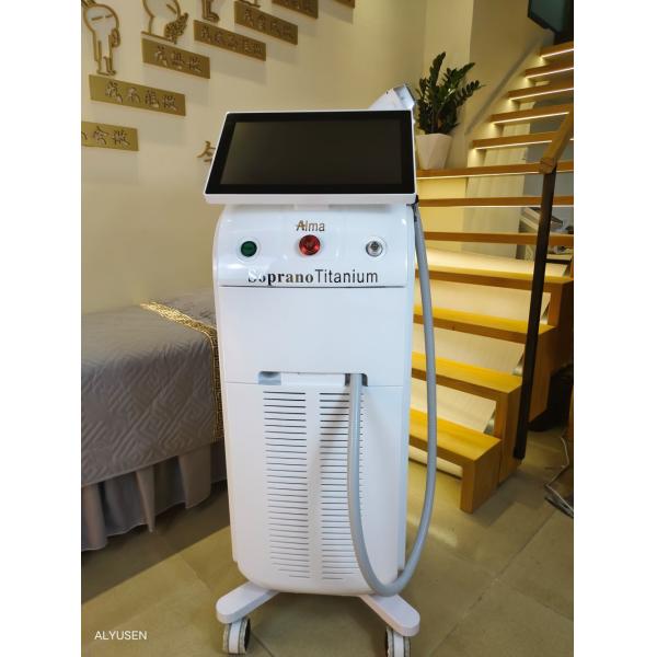 Buy Diode Laser Hair Removal Machine Integrated Precombustion Power Supply 1600W Handle Power at wholesale prices