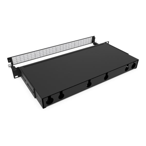 Rongbang RBTX-MP4PP03 1U 19" 4 Slots HD Modular Sliding Panel 48 SC 96 LC Interface for Data Center Enterprise Network