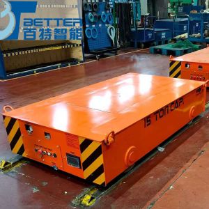 1tons Steel Industrial Electric Transfer Cart with Rails