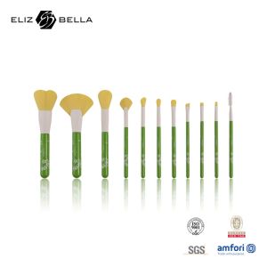 11pcs Private Label Makeup Brush Aluminium Ferrule Synthetic Hair Cosmetic