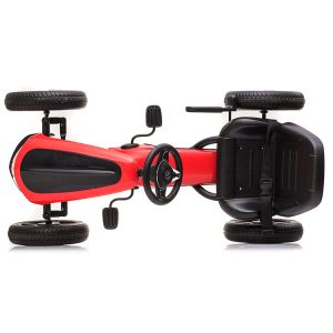 Licensed Kids Go Kart Toy Car for Children Battery Powered 4 Wheels Non-Electric