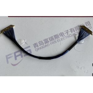 40awg Micro Coax 30 Pin LVDS Connector 250mm Cable Assemblies