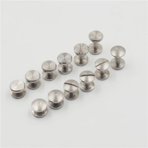 OEM 316 M3 1 / 4" Stainless Steel Chicago Screws For Leather