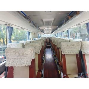 Used Small Bus 39 Seats White Yutong Bus Rear Engine Exit Used Luxury Bus For