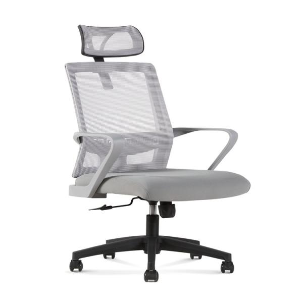 High Back Gray Ergonomic Mesh Executive Chairs with Lumbar Support put for home