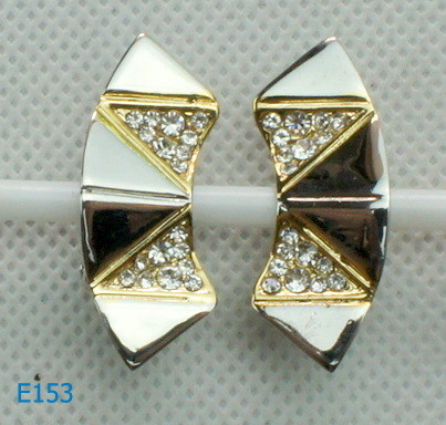2012 Spring latest fashion tin alloy Jewelry Zirconia Stud Earrings