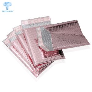 Rose Gold Glitter Poly Bubble Mailers Recyclable Garment Packaging