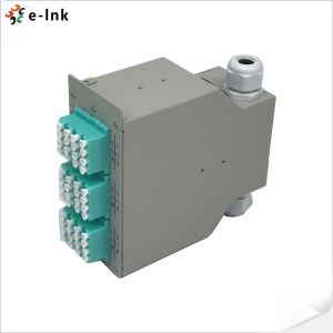 12LC Quad Din-rail Mount Fiber Patch Panel Space-saving inLCallation